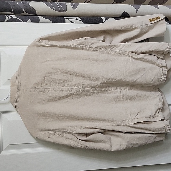 J Crew Thompson Cotton/Linen Blend Lightweight Cream Blazer Jacket Size 40 - Picture 11 of 11